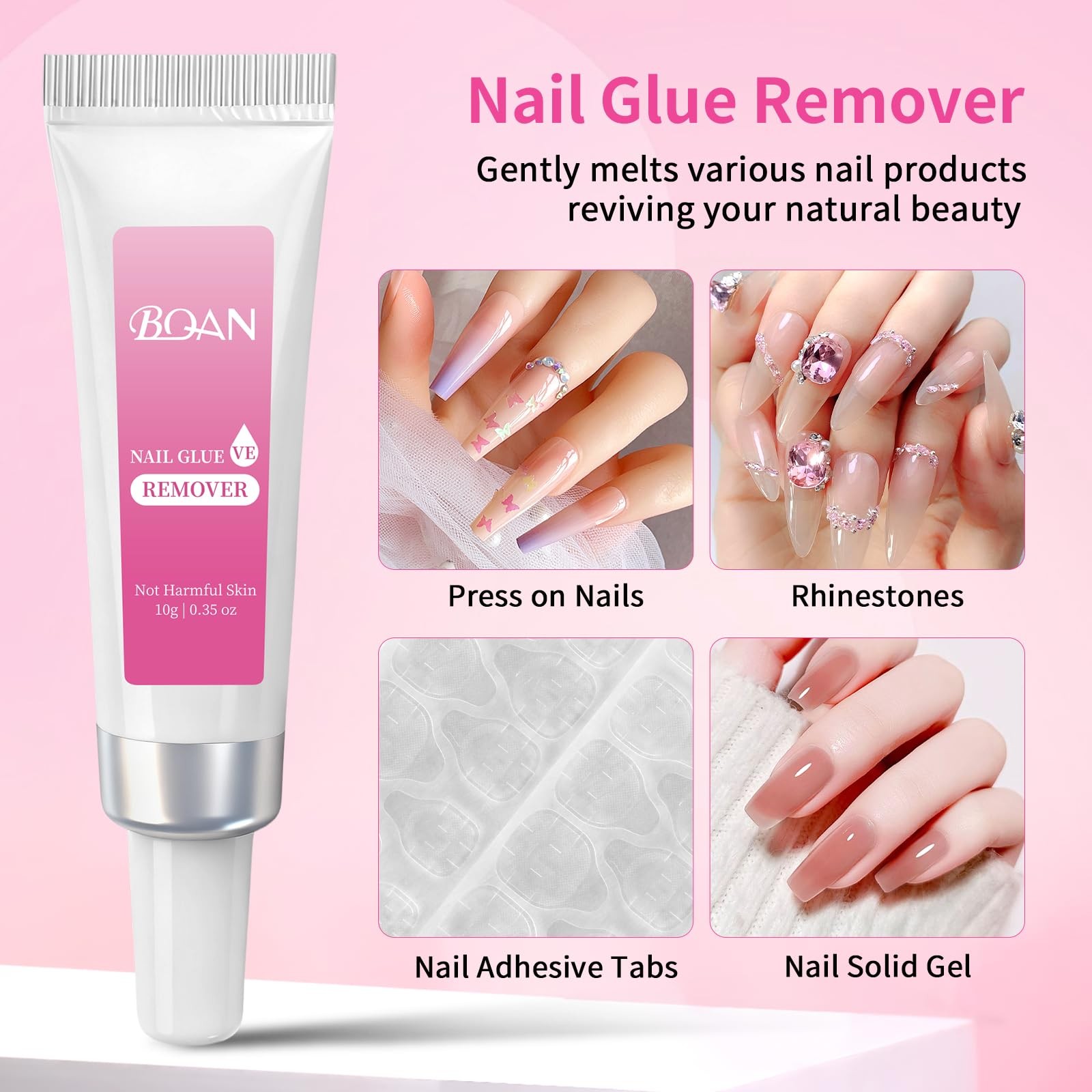 10g Semi Nail Glue for Press On Nails, Super Strong | Quick Drying | Long Las…