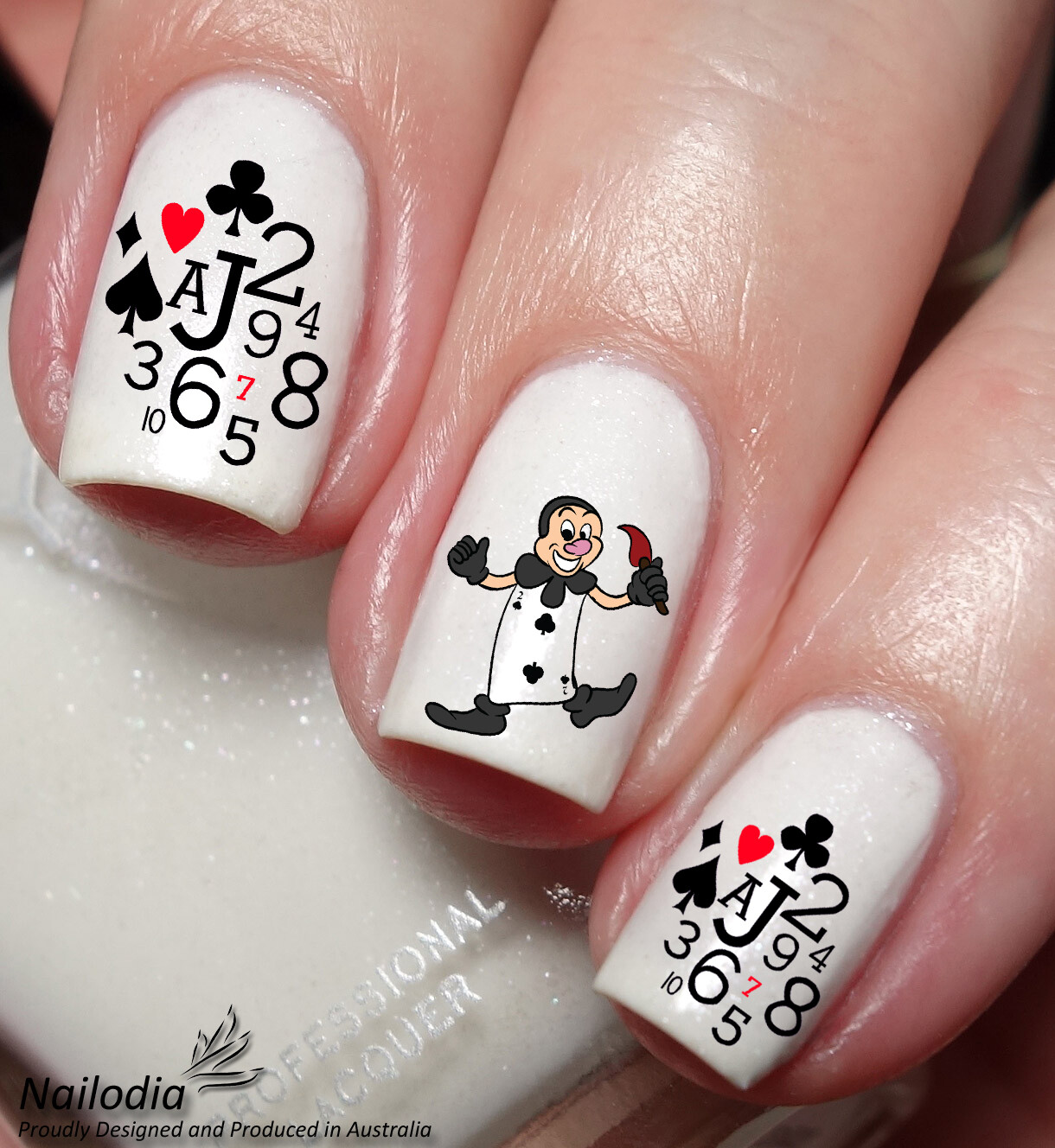 Alice in Wonderland Inspired Nail Art Decal Sticker Water Transfer Slider