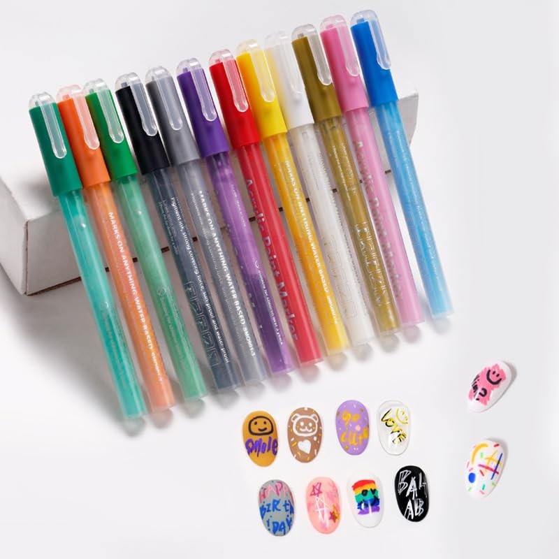 IMGDD Nail Art Pen,1 PCS Nail Polish Pen, Nail Pencil, DIY Drawing Painting P…