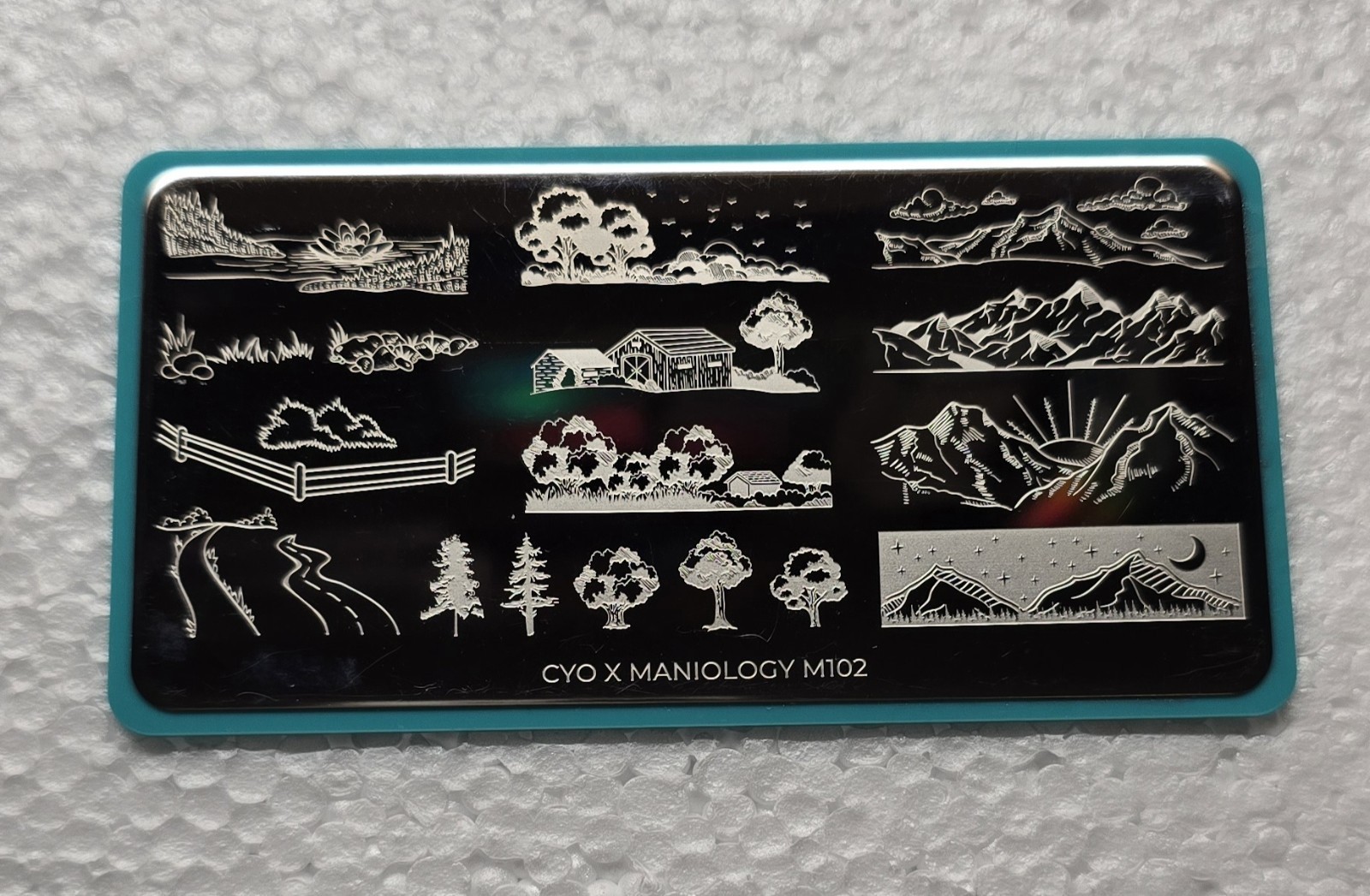 M102 Cyo X Maniology Design Contest The Great Outdoors Nail Stamp Plate HTF