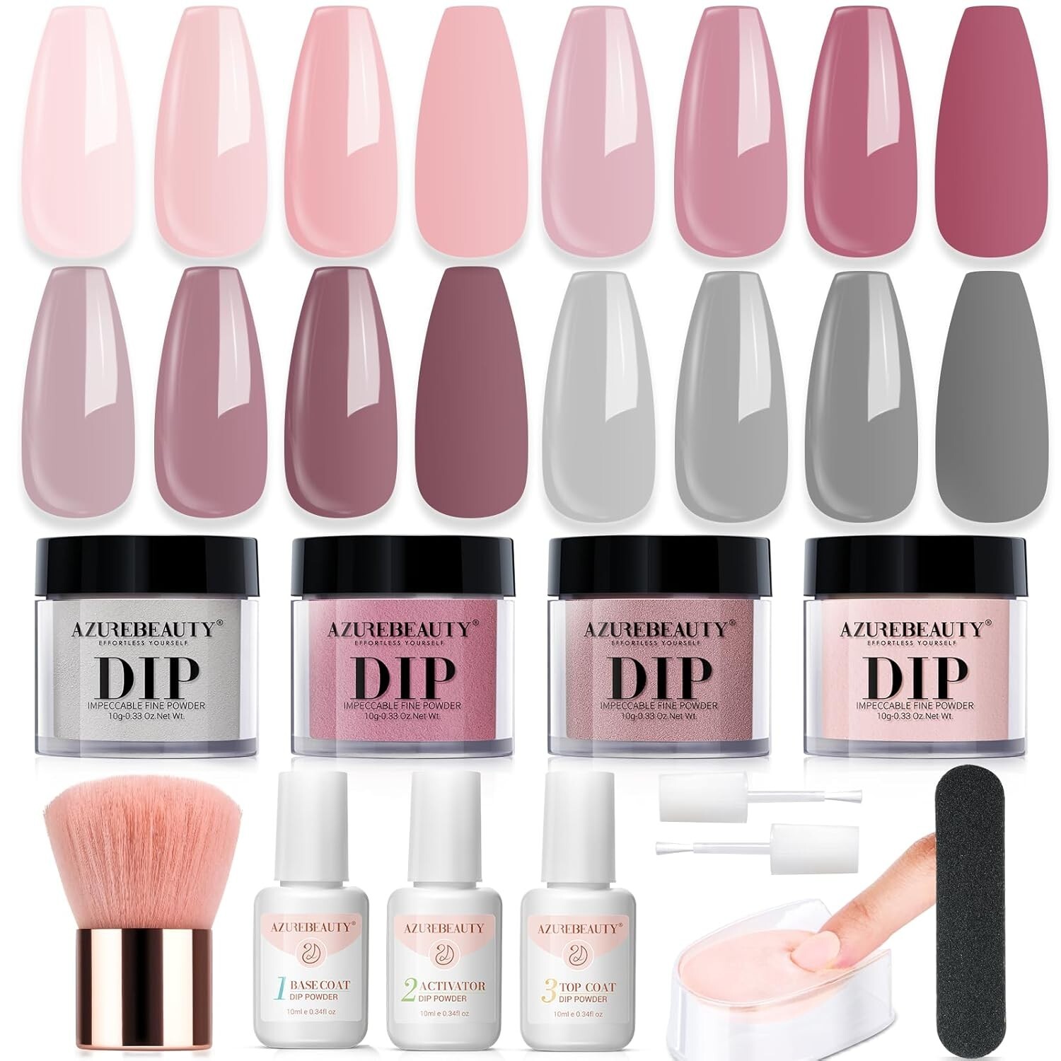 Nail Repair Kit Transparent Crystal for Broken Cracked Split Weak Nails, Ideal