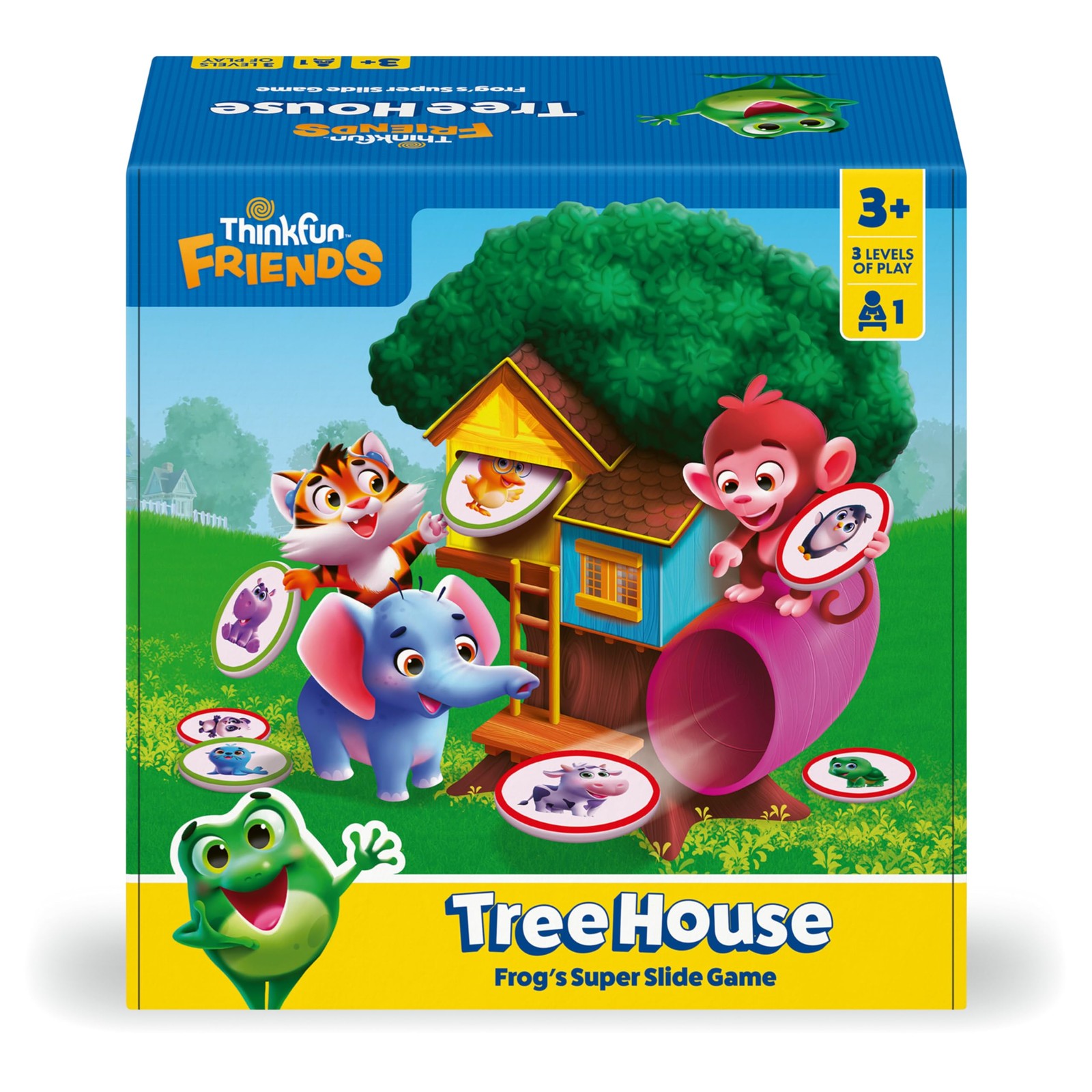 ThinkFun Friends: Tree House – A Token Matching Game – Develop Multicolor