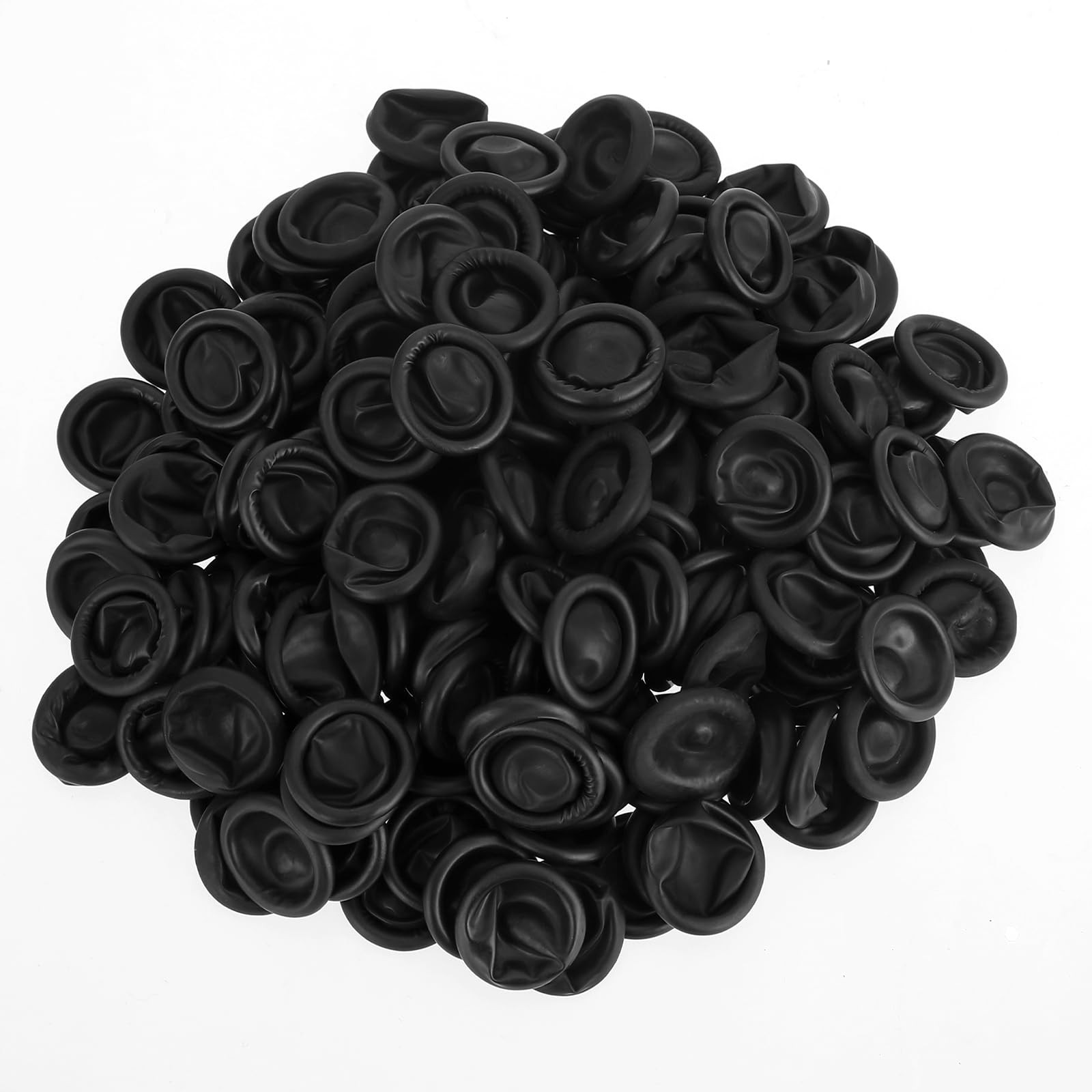 400 Pcs Large Black Finger Cots for Crafting and Painting Protectio