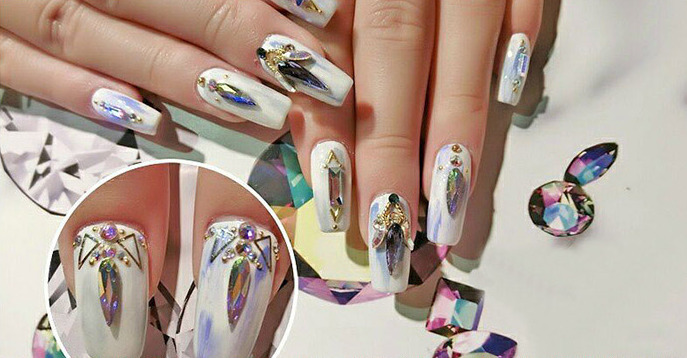 Top Quality Czech Crystal Rhinestone Navette Flatback Nail Art Decoration 3x11mm