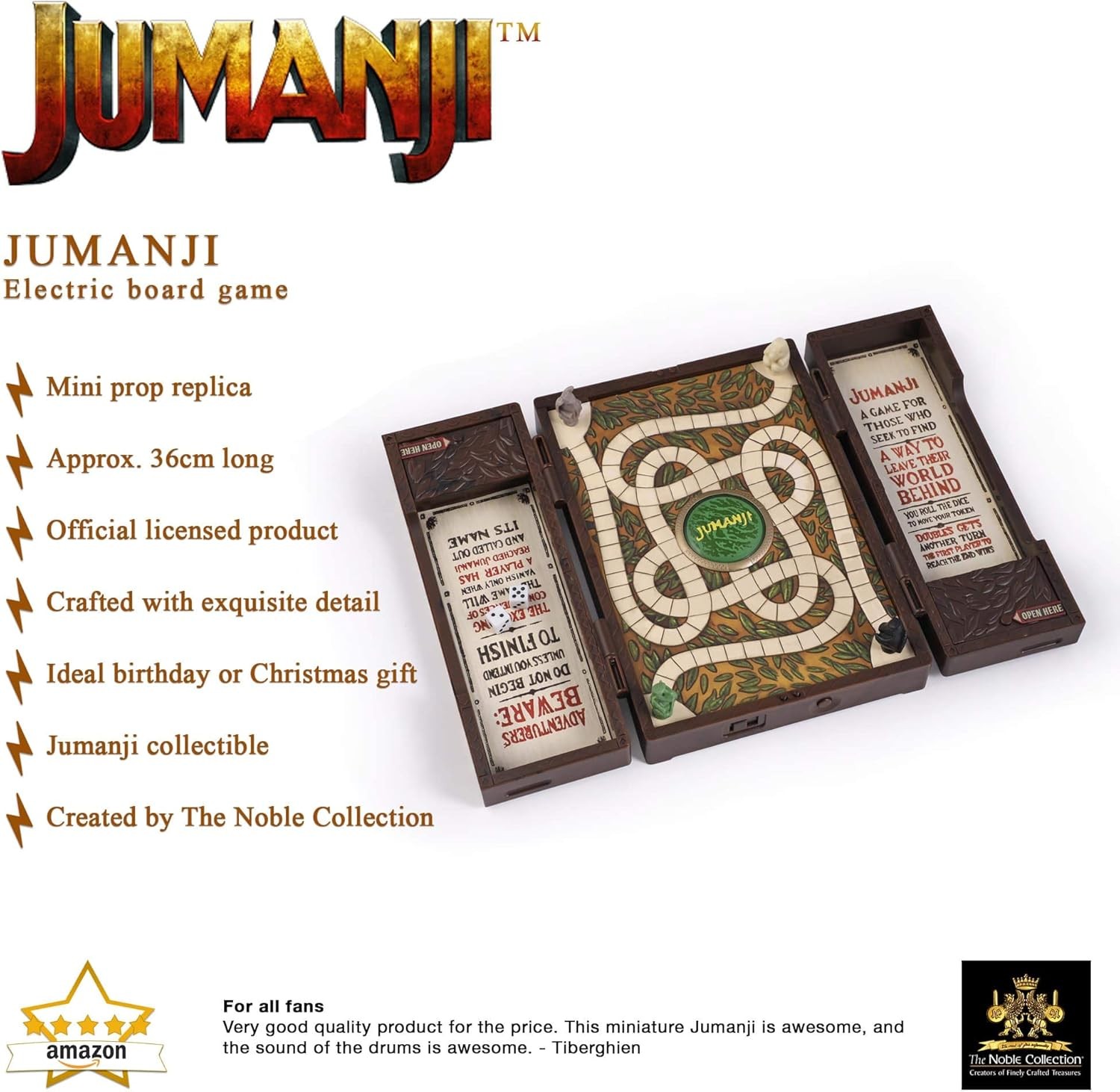 The Noble Collection Jumanji Miniature Electronic Game Board