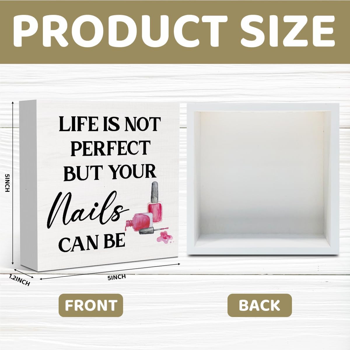 Nail Salon Decor Nail Tech Decor for Home Bedroom Office Desk Gifts for Manicuri