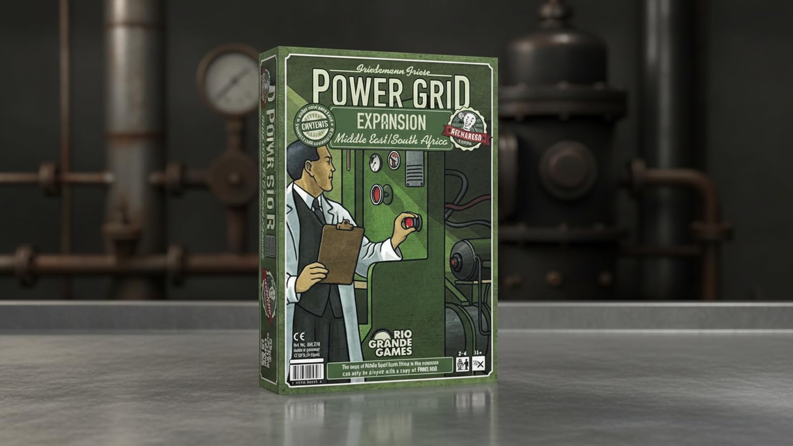 Rio Grande Games Power Grid Middle East South Africa Expansion Small, Game