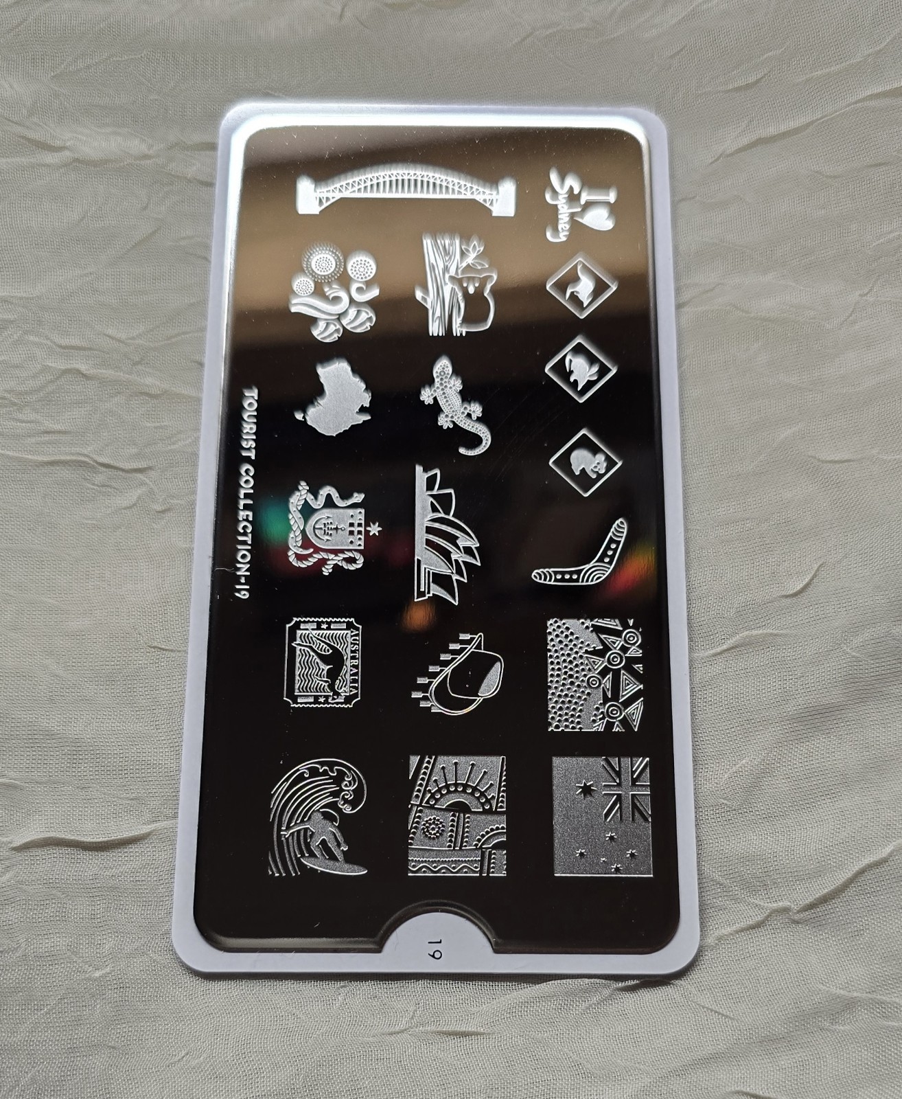 MoYou London Tourist Collection 19 Nail Stamp Plate Bridge Sydney Australia