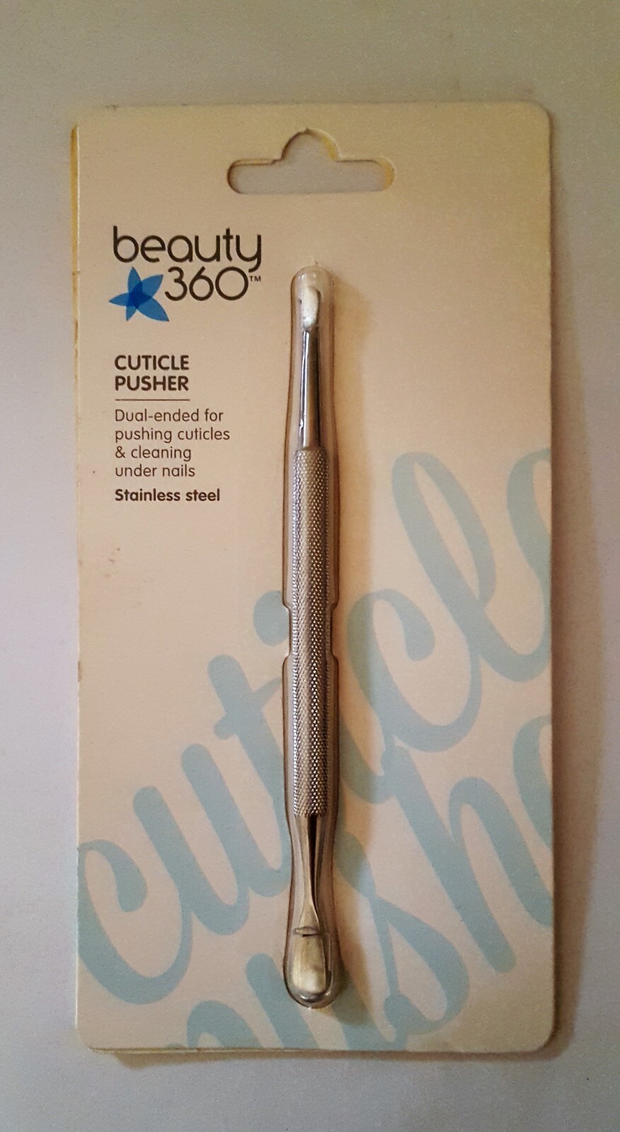 Gel Polish Removal Tool and Cuticle Pusher CVS Beauty 360 Dual-Ended – Sealed