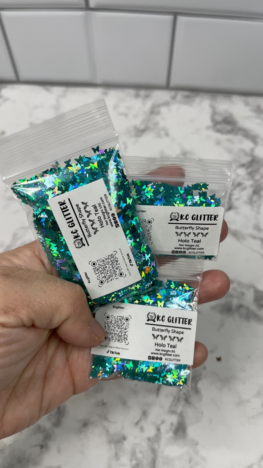 Solvent Resistant BUTTERFLY shape Glitter U Choose Color Nail Art Face Crafts