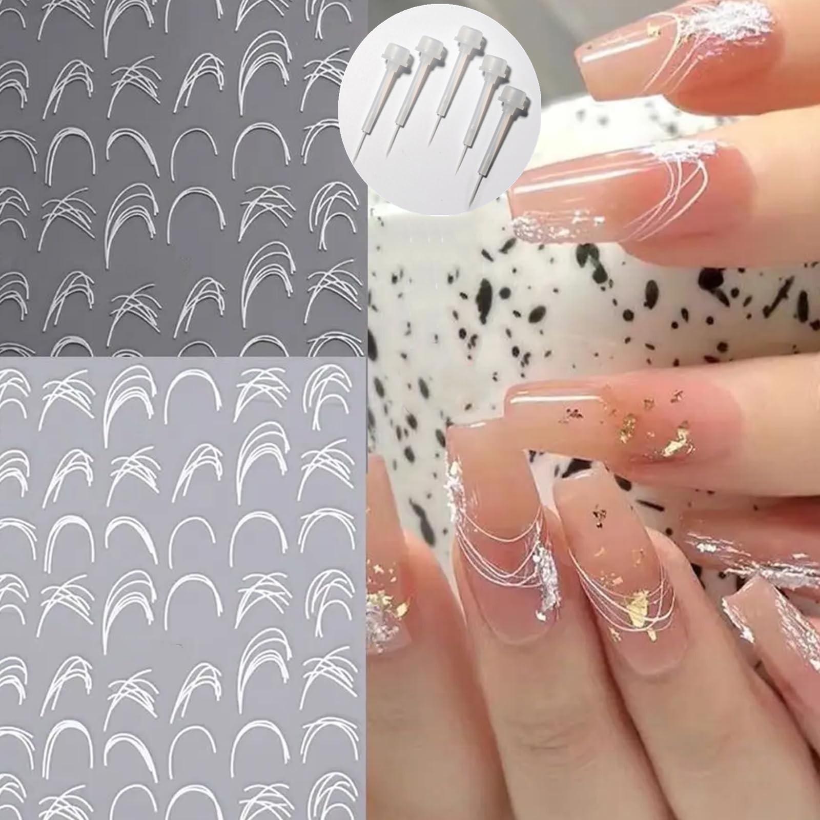 20 Pcs Nail Polish Brush Replacement Dip Powder Liquid Replacement Brushes Na…