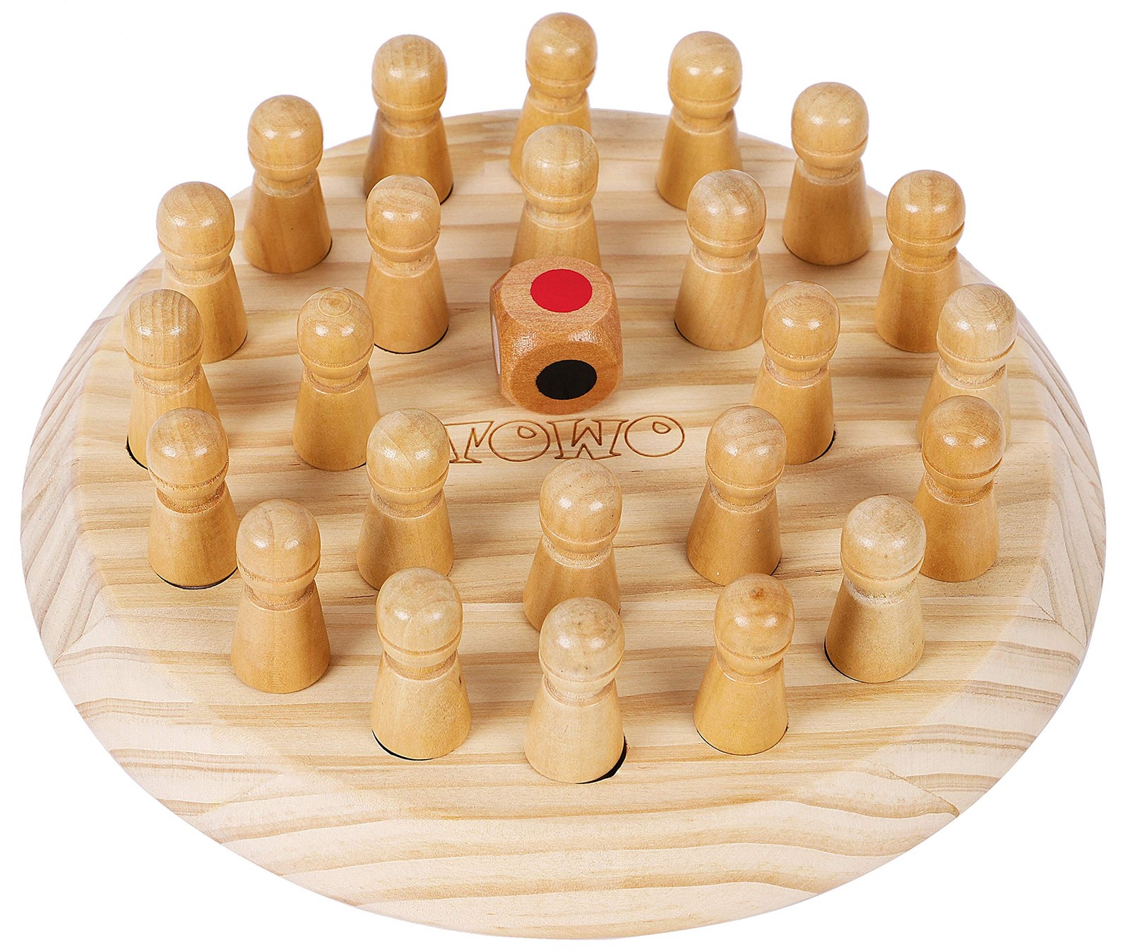 TOWO Wooden Memory Toys for Children – Family Board 7.28 x 7.09 x 1.97 inches