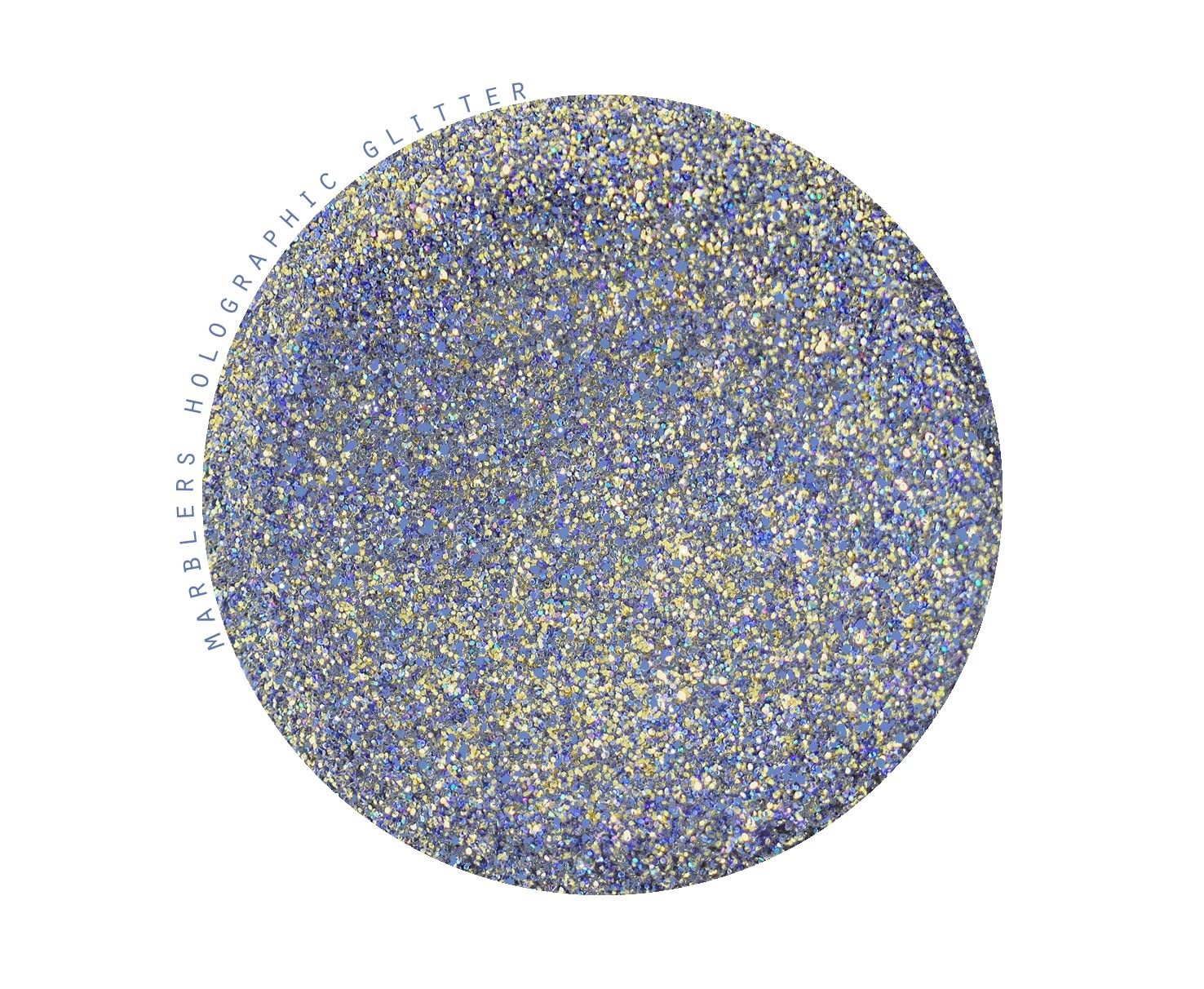 Holographic Glitter [Gold Splash Blue] 3oz (85g) | Fine | Non-Toxic, Vegan, C…
