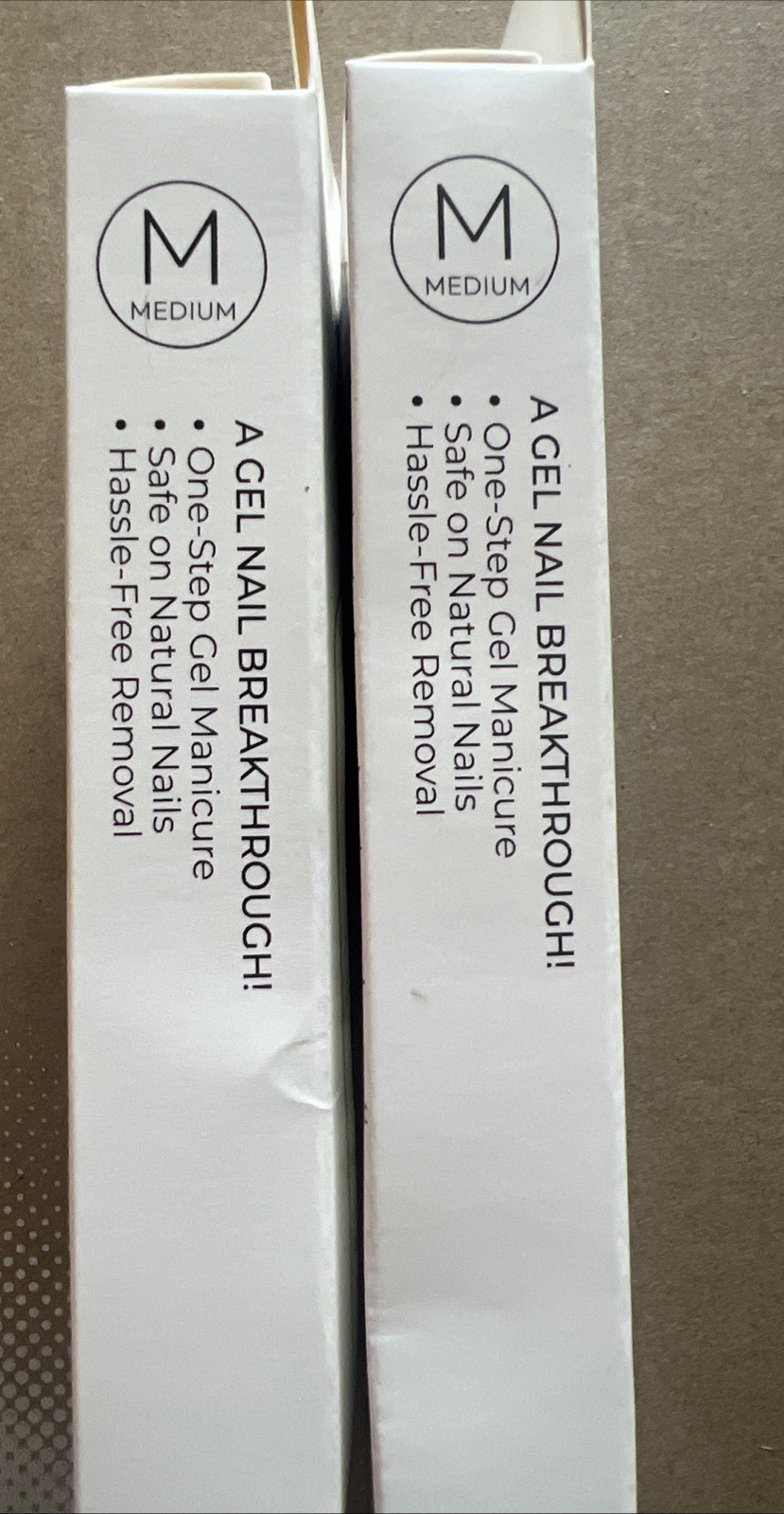 2pk~ Kiss Press-On Manicure Nails “Make It Simple”~Medium~Black~24 Per Pack~