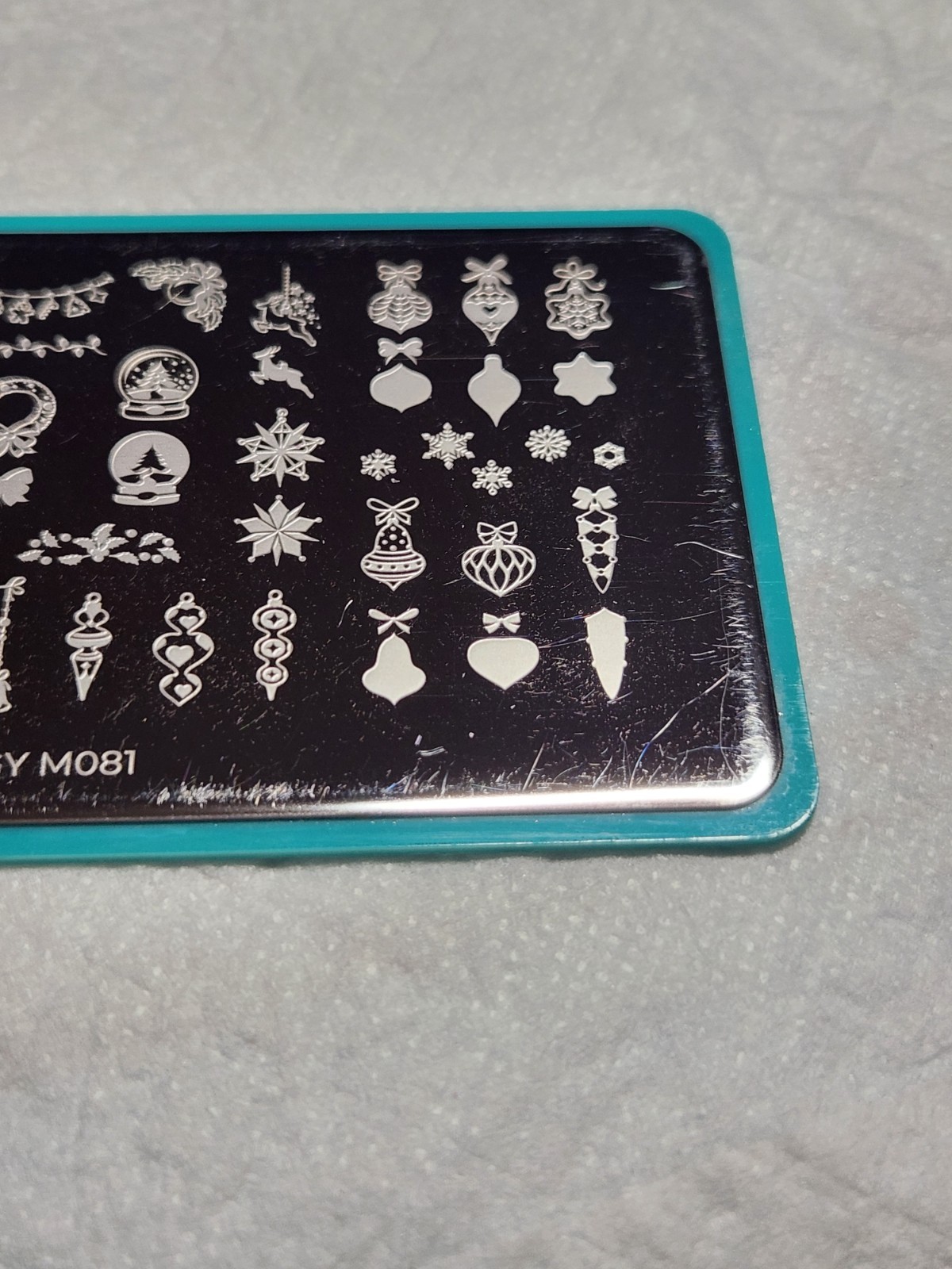 Maniology Nail Stamping Plate M081 Christmas Ornaments