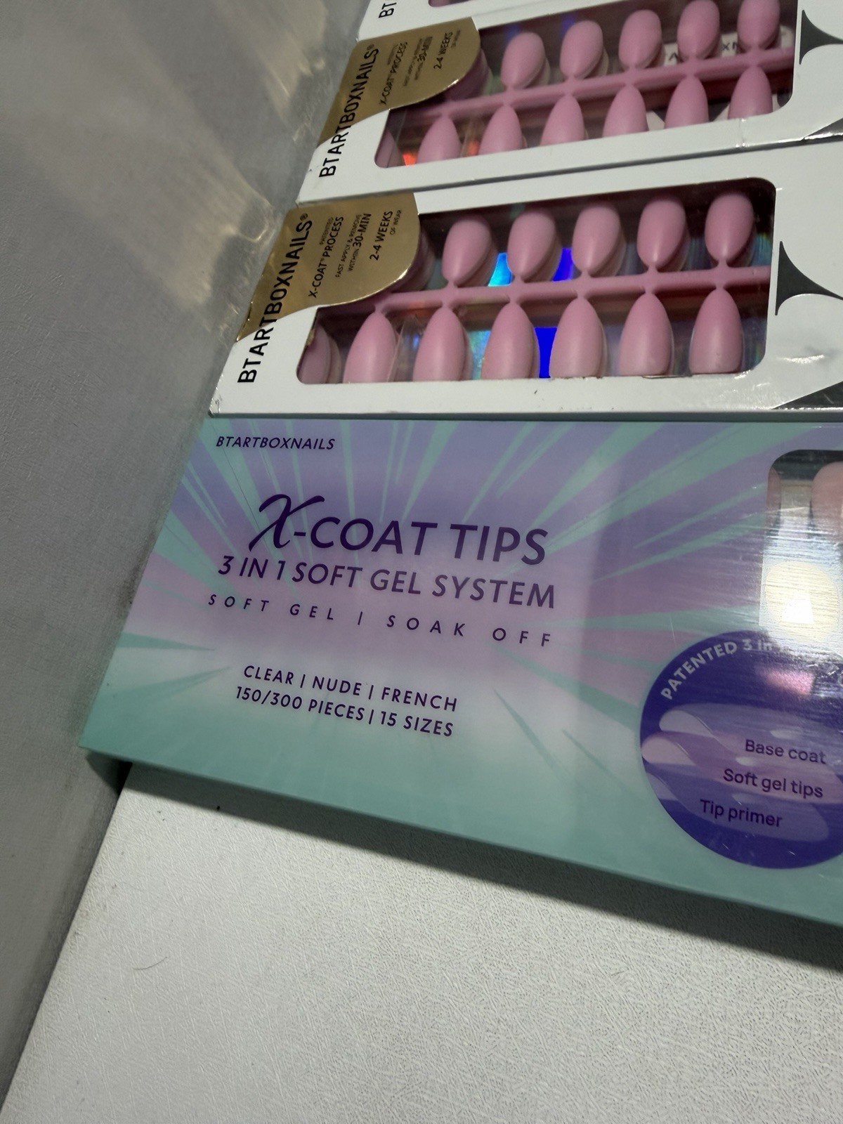 BTARTBOXNAILS X-Coat Tips Bundle All New Fast Ship