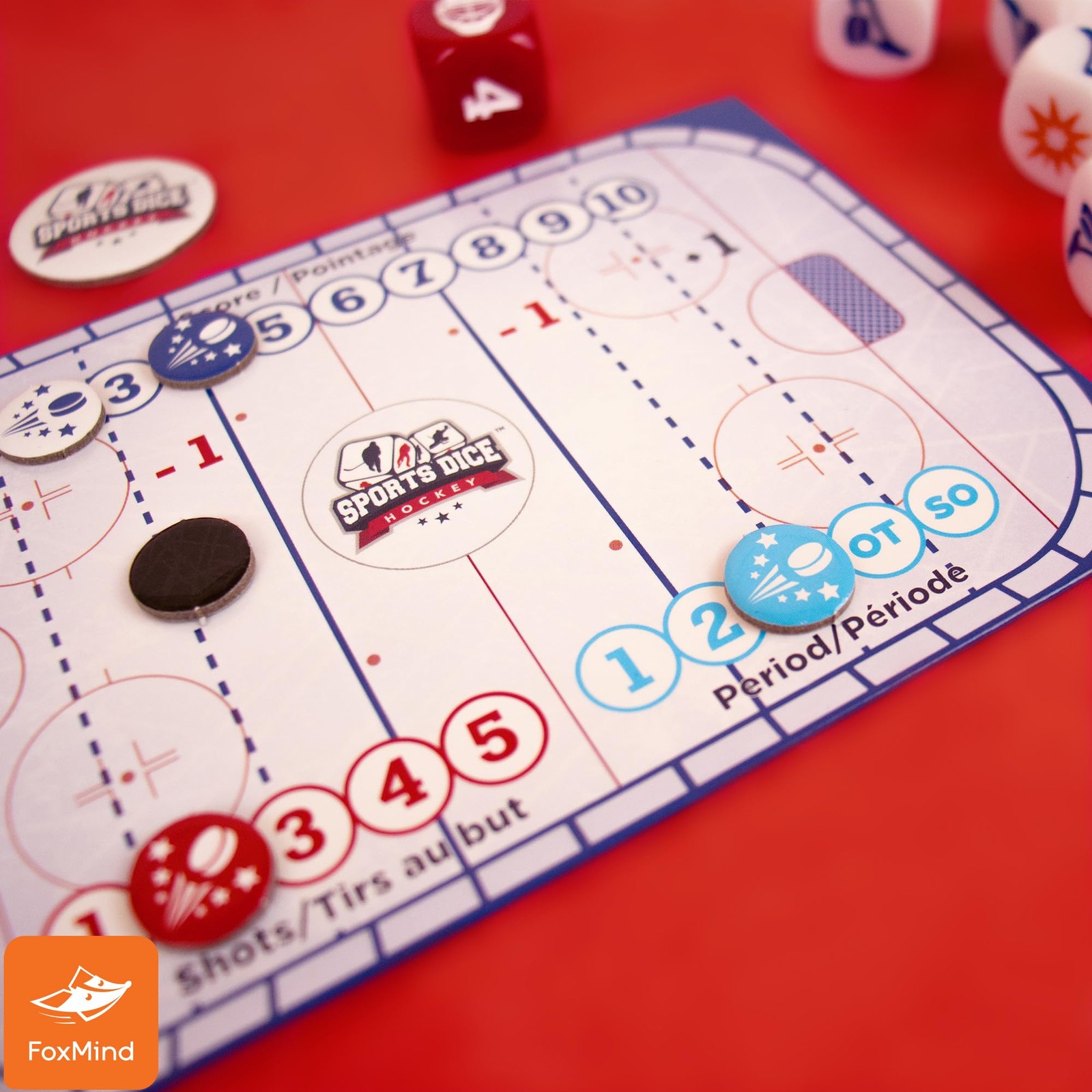FoxMind-Games: Sports 4.5 inches x 6.25 x 1.24 inches, Hockey