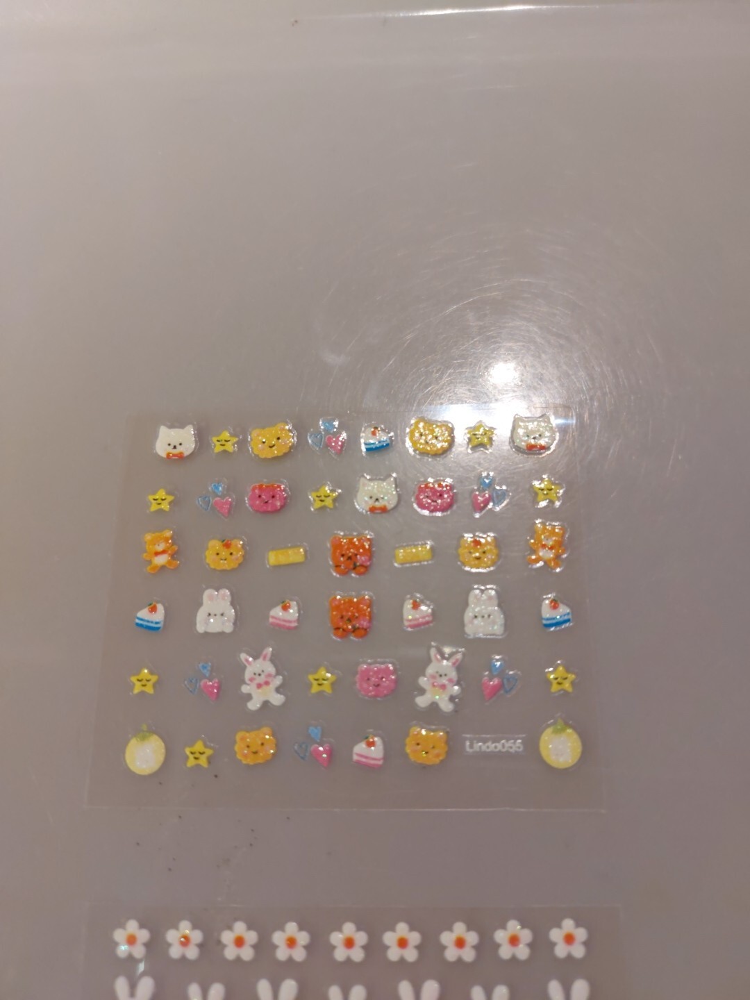 2 X Small Sheets Of Cute Nail Art Stickers (Dn234) New