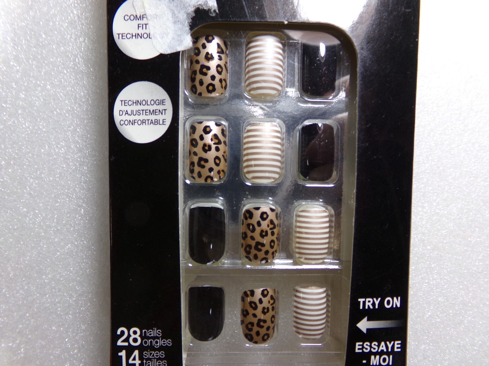 Sensational Salon Nails Manicure Easy Pre-Glued Nails ~ Pick Your Style~NEW