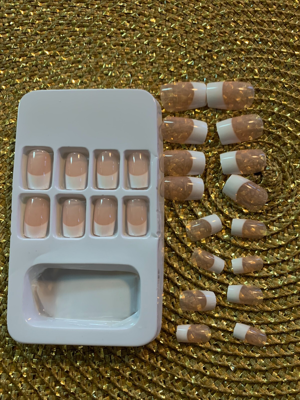 Unknown Brand Kiss? Medium Length Glue On Nails 2 Sets Of 24 Each