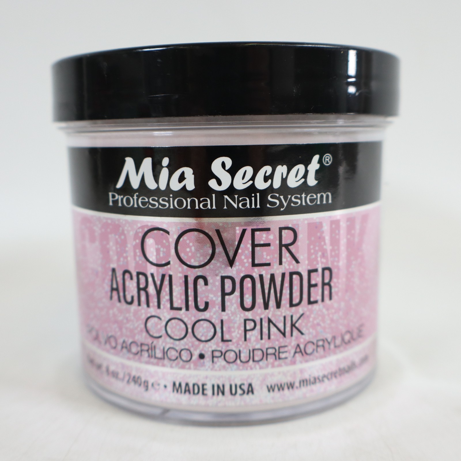 Mia Secret Acrylic Powder Cover Cool Pink Trendy Nail Polish Powder 8 Ounce