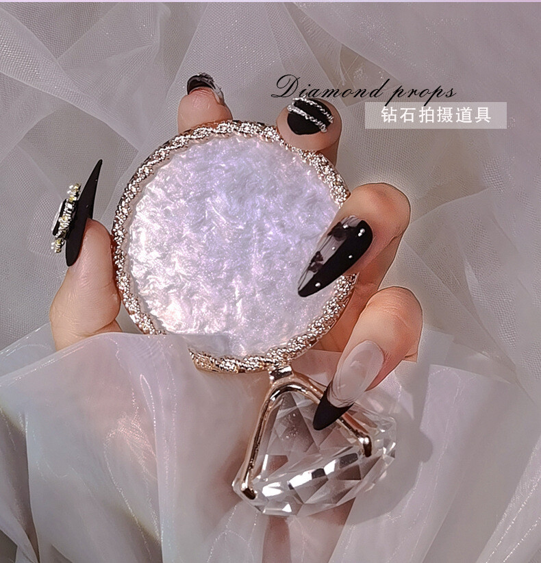 1 Pcs Nail Art Palette with Diamond Base for Tips Display Stand Cosmetic Tools