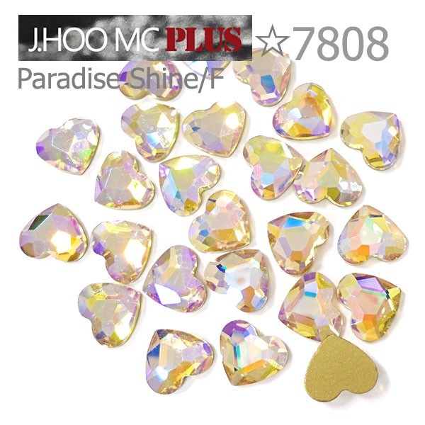 J.HOO Crystal 7808 Heart Flat Back Rhinestones 5×4.5mm Nail Art (10pcs)