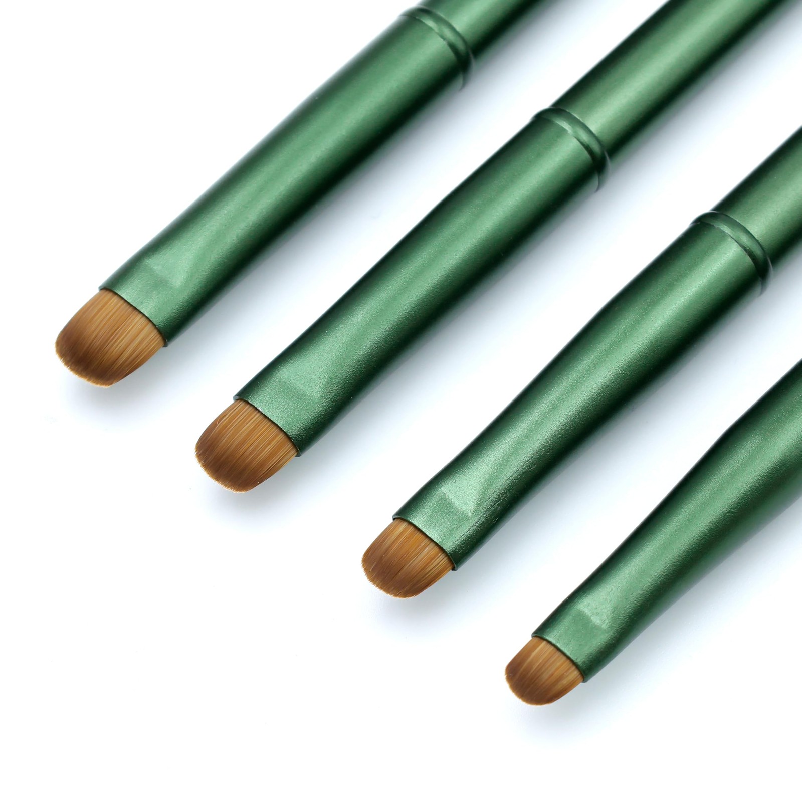 4pcs Matte Green Metal French Nail Brush | Professional French Tip Brush | Na…