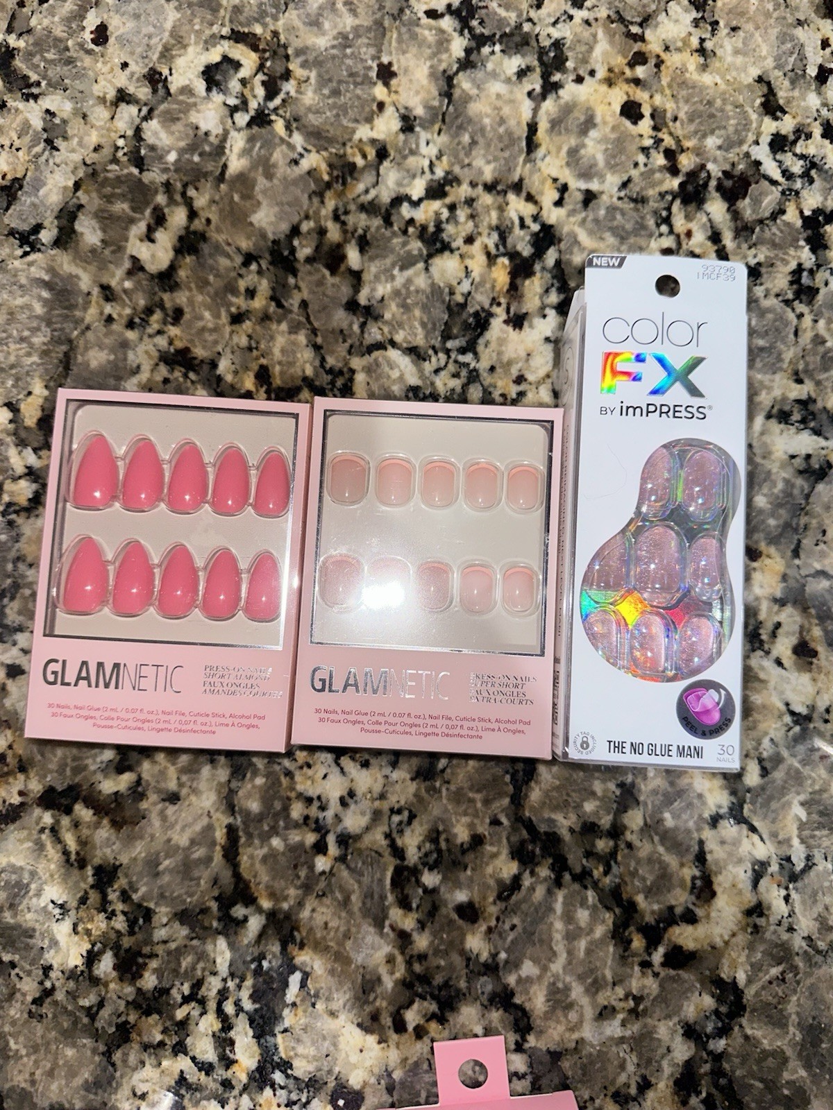 Glamnetic Olive & June Kiss imPRESS Modelones Press-On Nails Pink Lot of 16