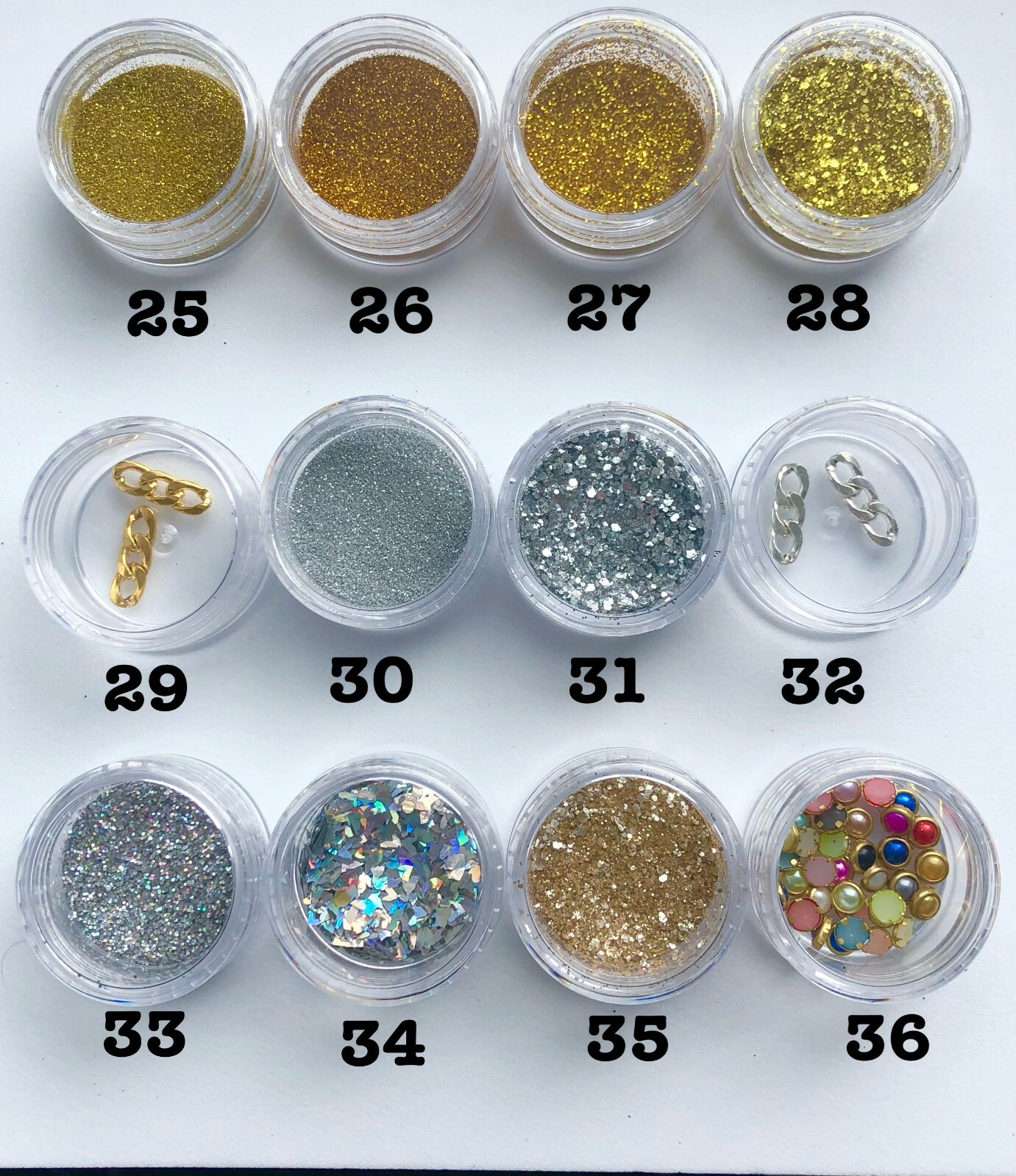 Glitter Dust Nail Make Up Hair Body Tattoo Slime Putty Craft Art Pot 84colors