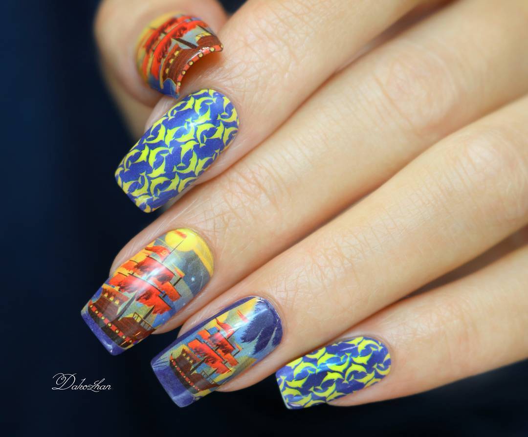 P112 Let’s Sea the World Water Decals Sliders for Nail Art Design