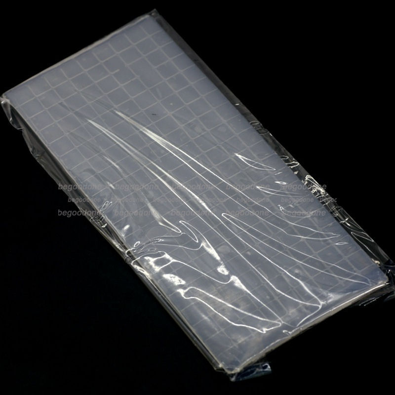 Reusable Adhesive Clay White Tack Strip Squares Plastic DIY Nail Tips Sticky