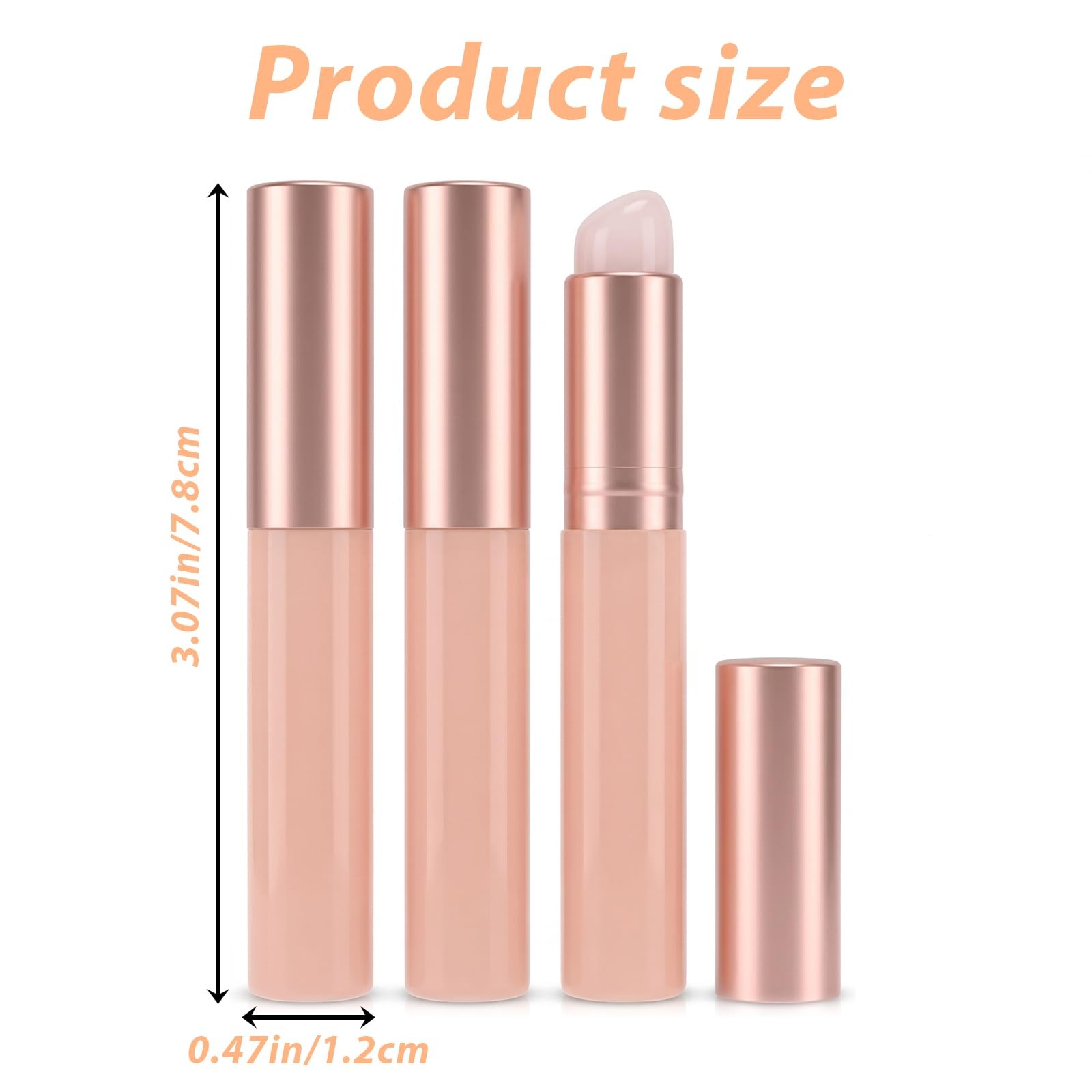 3Pcs Silicone Nail Tools, Pink Ombre Nail Brush Reusable Gel Polish Brushes G…