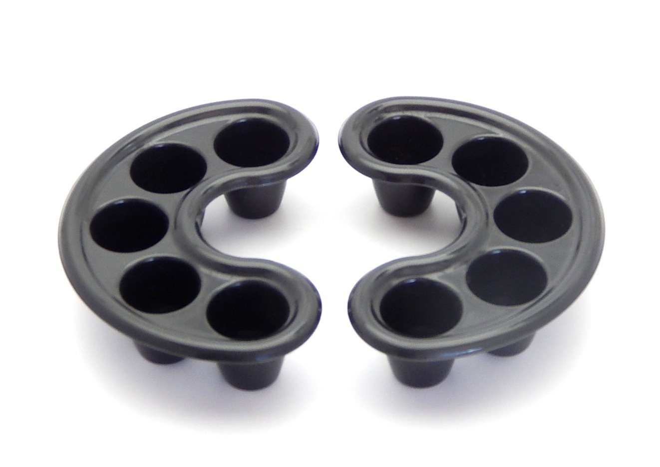 2PCS MANICURE TOOLS FIVE HOLE BOWL FOR MANICURE TO SOFTER THE CUTICLE