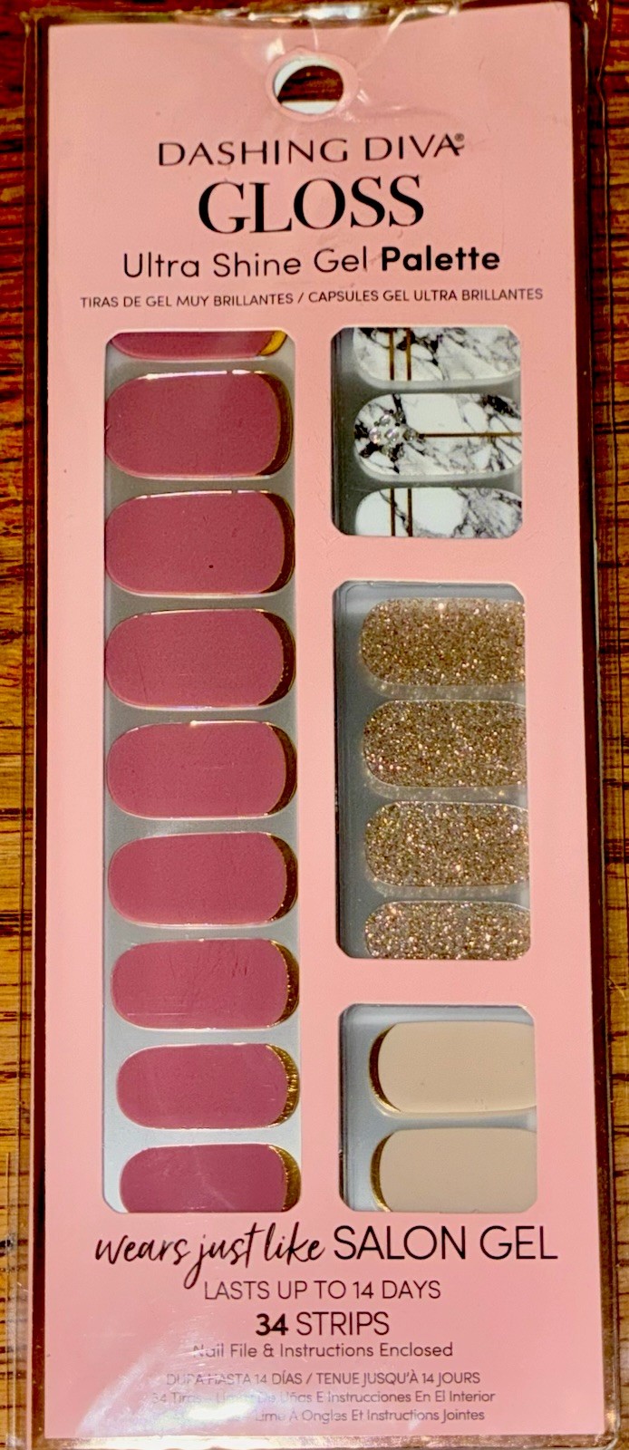 NEW Dashing Diva Gloss Ultra Shine Gel Palette 34 Strips Kit Modern Matter GS72
