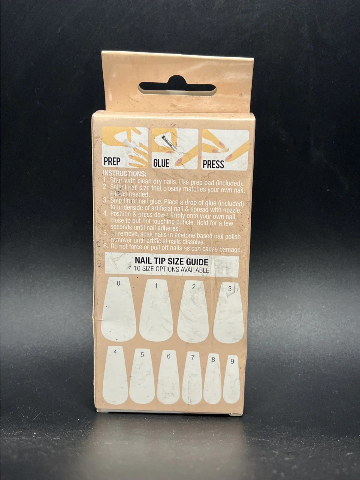 L.A. Colors Nailfrill High Gloss Artificial Nail Tips 33 Piece Nail Kit