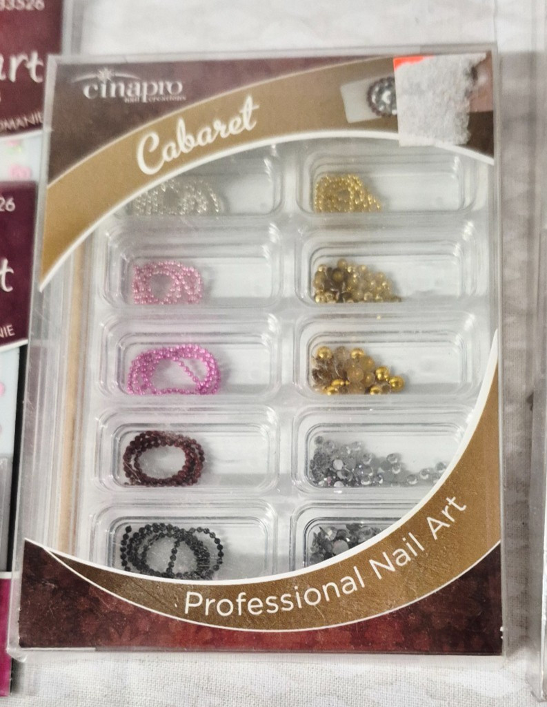 Cina Loose Gem Nail Art Decals Professional Nail Art Gems Sequined 10 PIECE LOT!