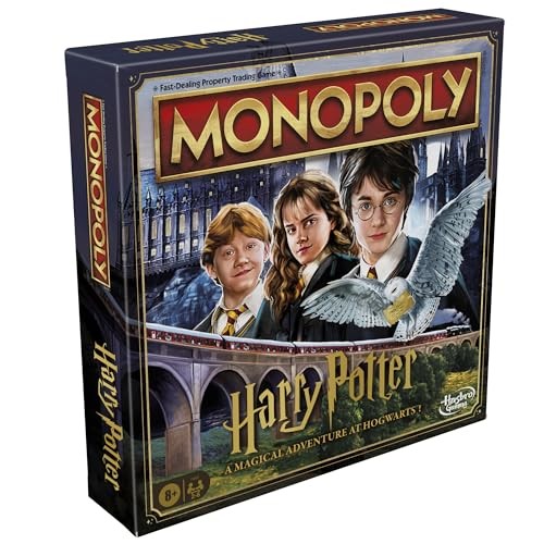 Hasbro Gaming Monopoly Harry Potter 29.2 x x 0.1 cm, Blue and Yellow