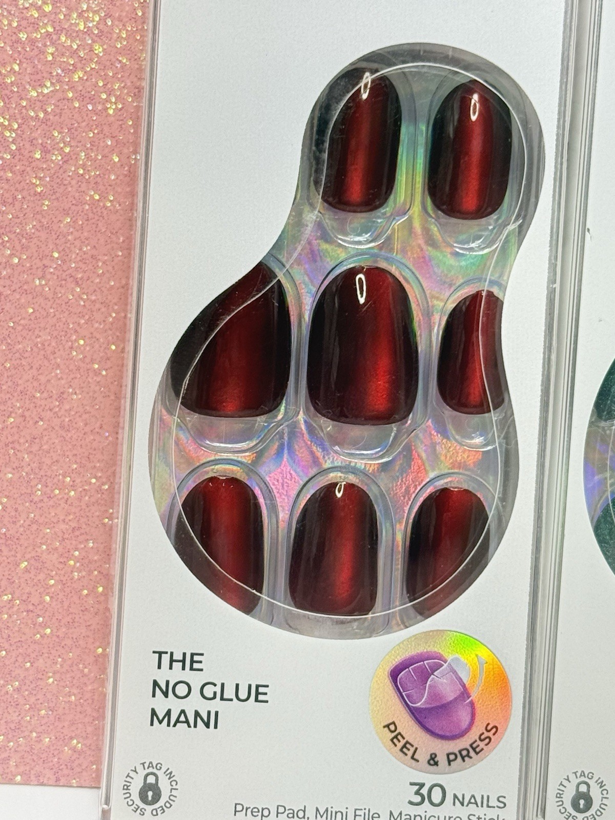 Kiss imPRESS ColorFX No Glue Press-On Manicure Nails Short Jewel Tone Bundle 3pk