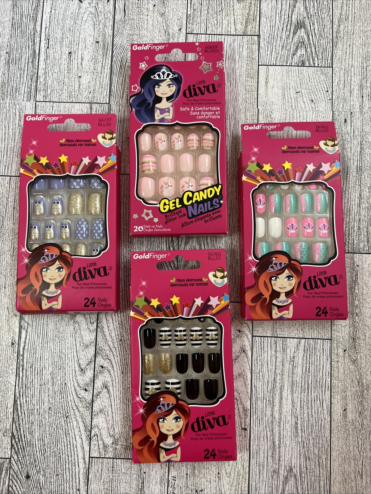 Broadway Nails Little Diva Stick-on Nails New – Choose Type
