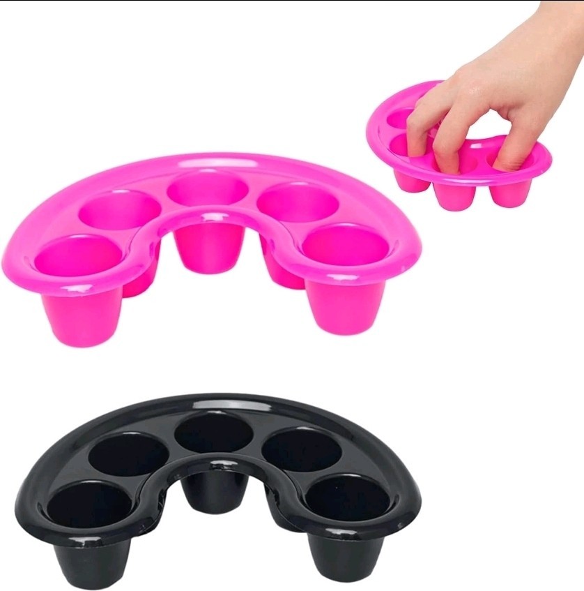 2 Pcs Nail Soaking Hand Bowl Manicure Soak Off Finger Bowl Separate Nail Gel Re