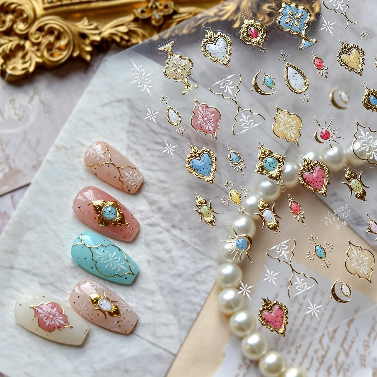 Fruit Nail Stickers for Nail Art Cute Y2K Self Adhesive Nail Decals Summer 3D Fr