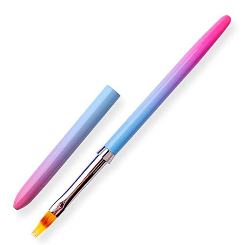 1Pc Acrylic Nail Ombre Brush Kolinsky Gradient Design Handle UV Gel Polish