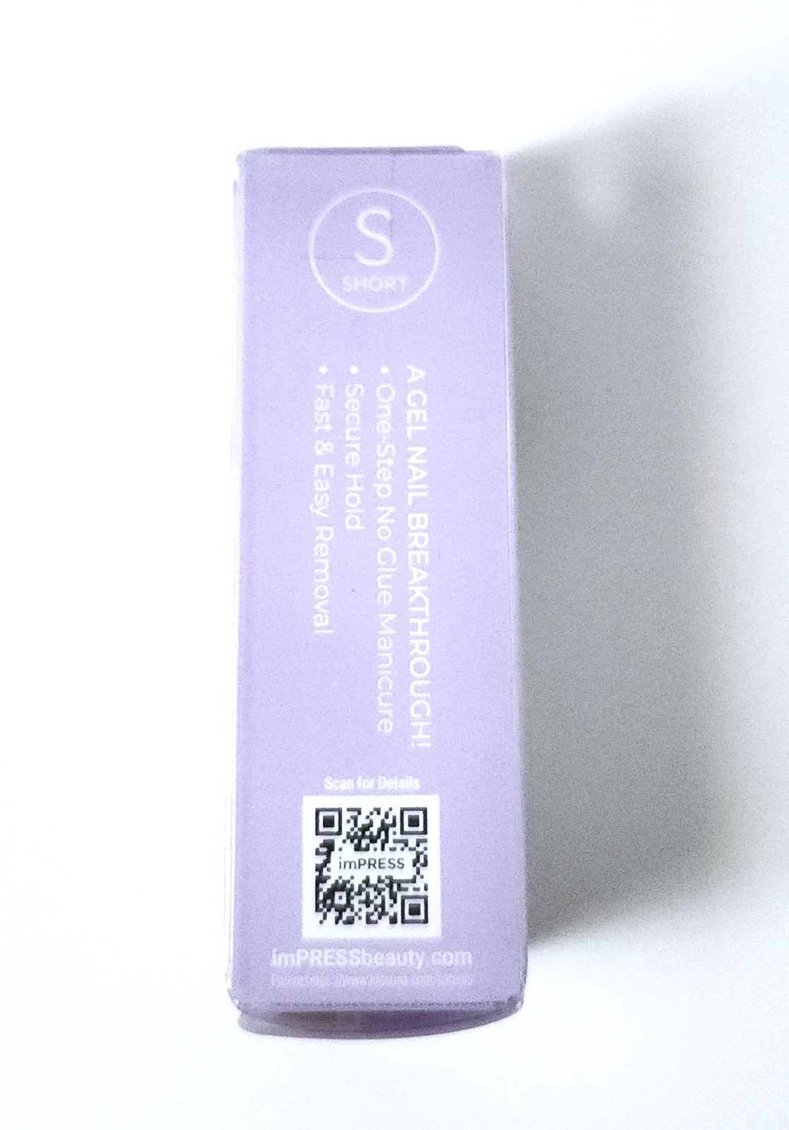 imPRESS Press-On Nails Light Purple Short Squoval 30ct No Glue KISS