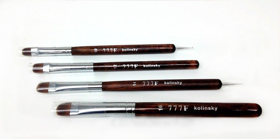 Kolinsky Brush 777 – Perfect for French Manicure- Pick your favorite size