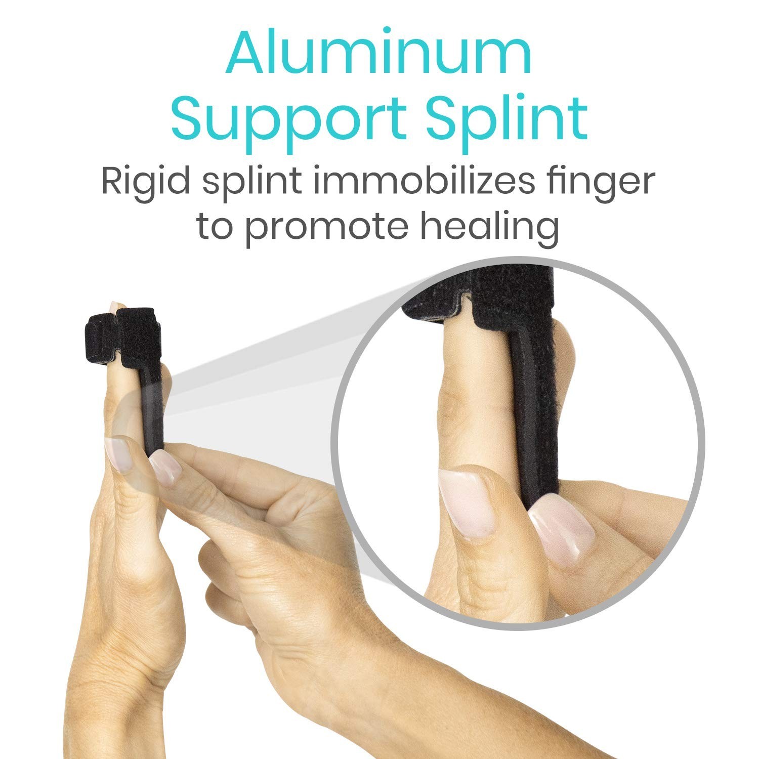 Vive Trigger Finger Splint Brace – Middle, Pinky, Pointer, Ring and Thumb Sup…