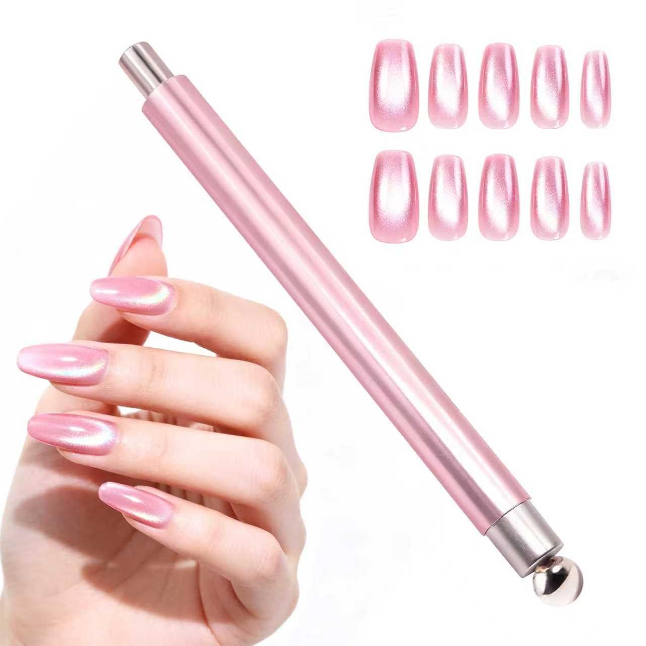 NIQZOPA 3-in-1 Cat Eye Magnet Nail Art Tool, Magnet for Cat Eye Gel Polish