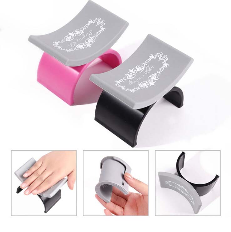Silicone Manicure Hand Pillow U Shape Cushion Hand Rests Nail Manicure Tools