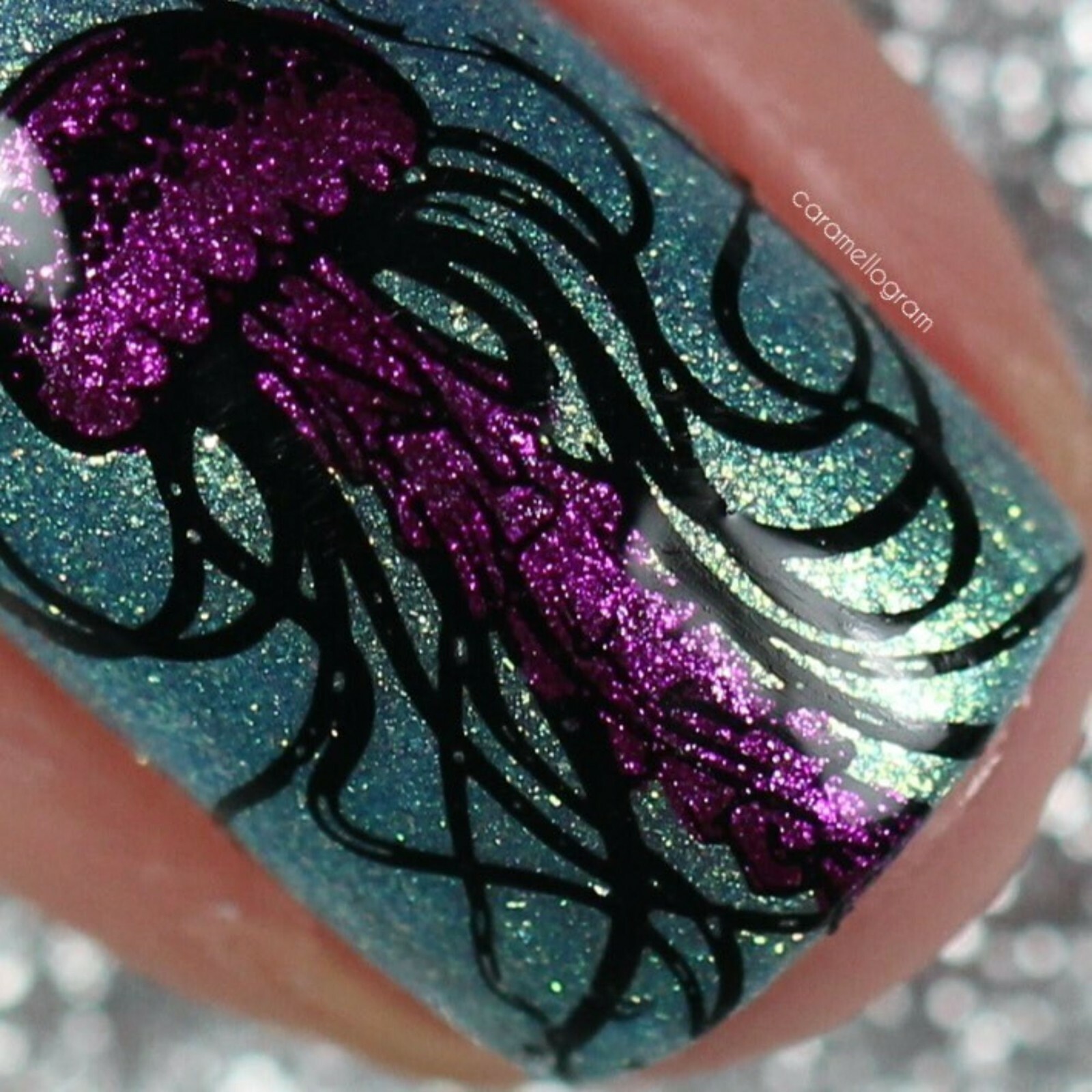 Looking for a Star Stamping Polish (Metallic Dark Purple), Nail Polish, Nail Art