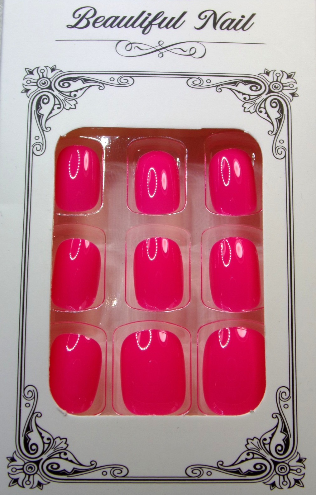 Beautiful Nails Classic Pink glue on Short